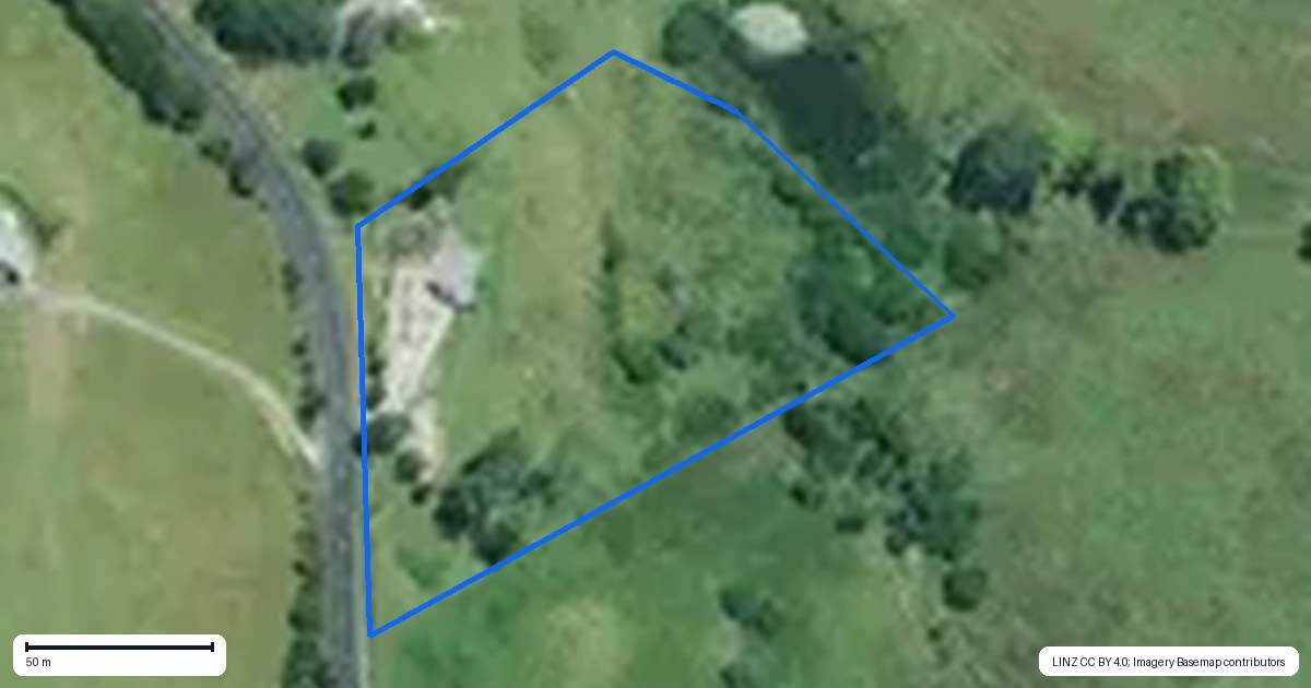 Property context map for 153 Pahi Road, Pahi, Paparoa