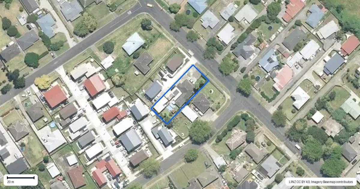 Property context map for 42 Beatty Road, Pukekohe