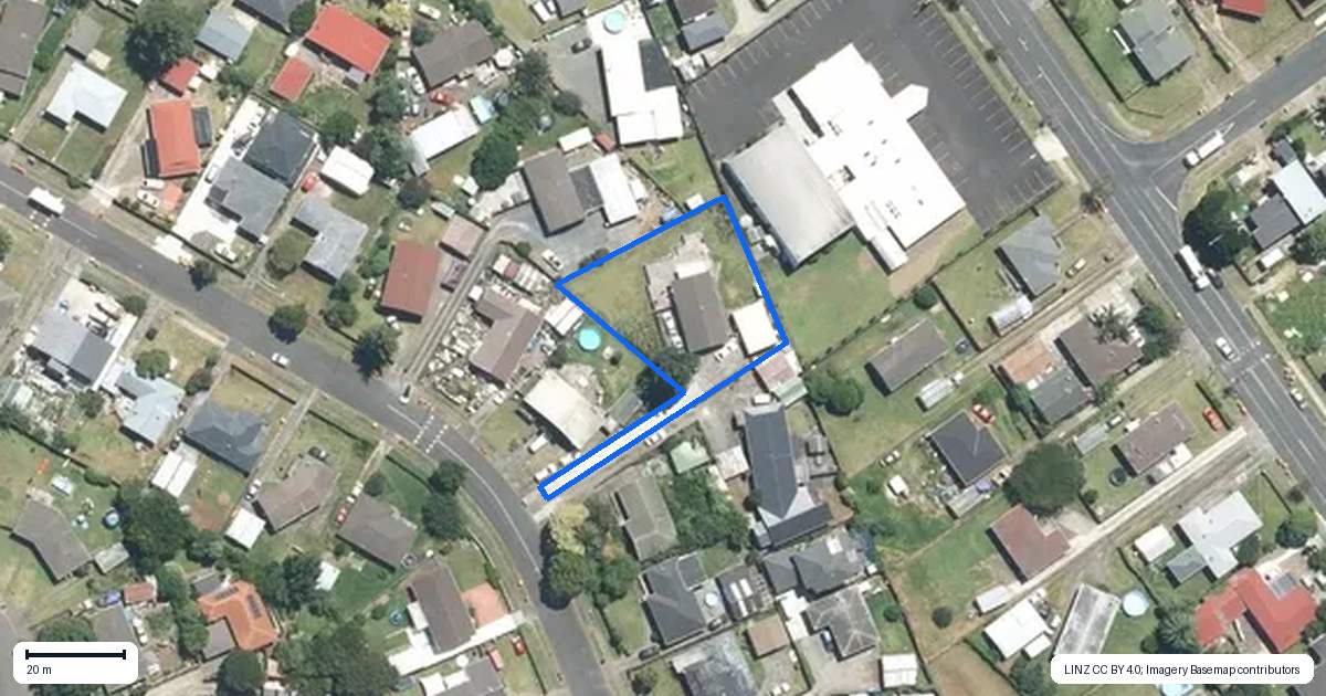 Property context map for 17A Arnwood Street, Manurewa, Auckland