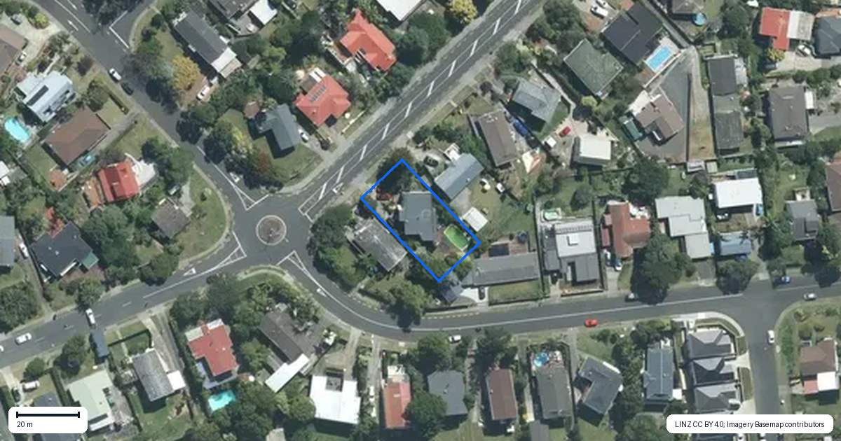 Property context map for 182 Glamorgan Drive, Torbay, Auckland