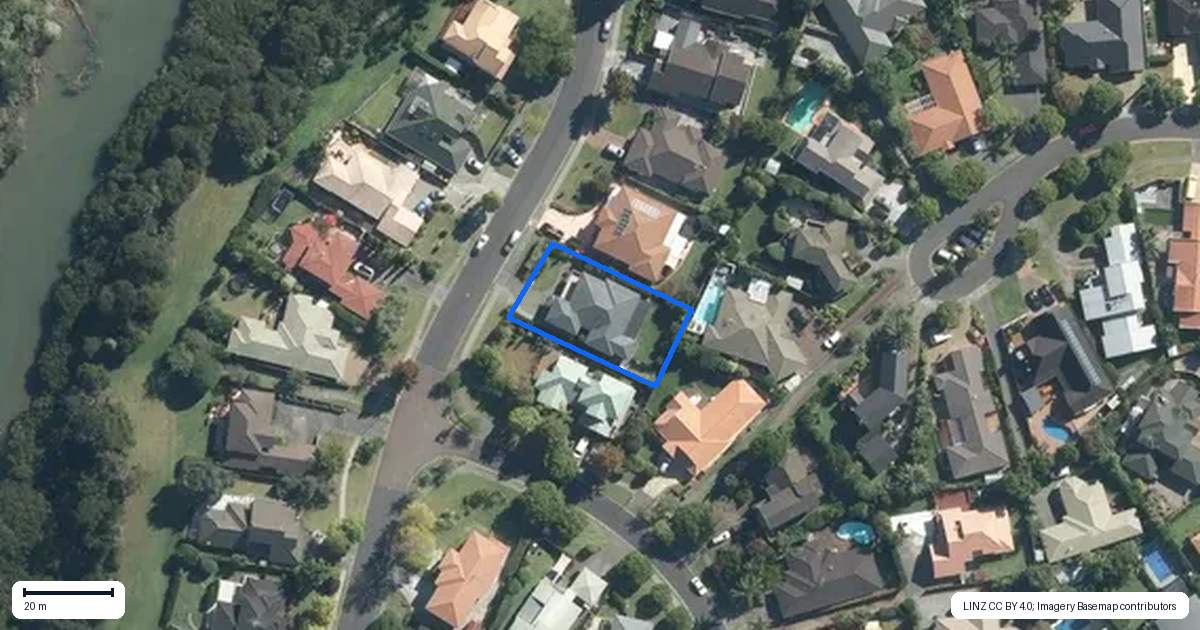 Property context map for 25 Landing Drive, Albany, Auckland