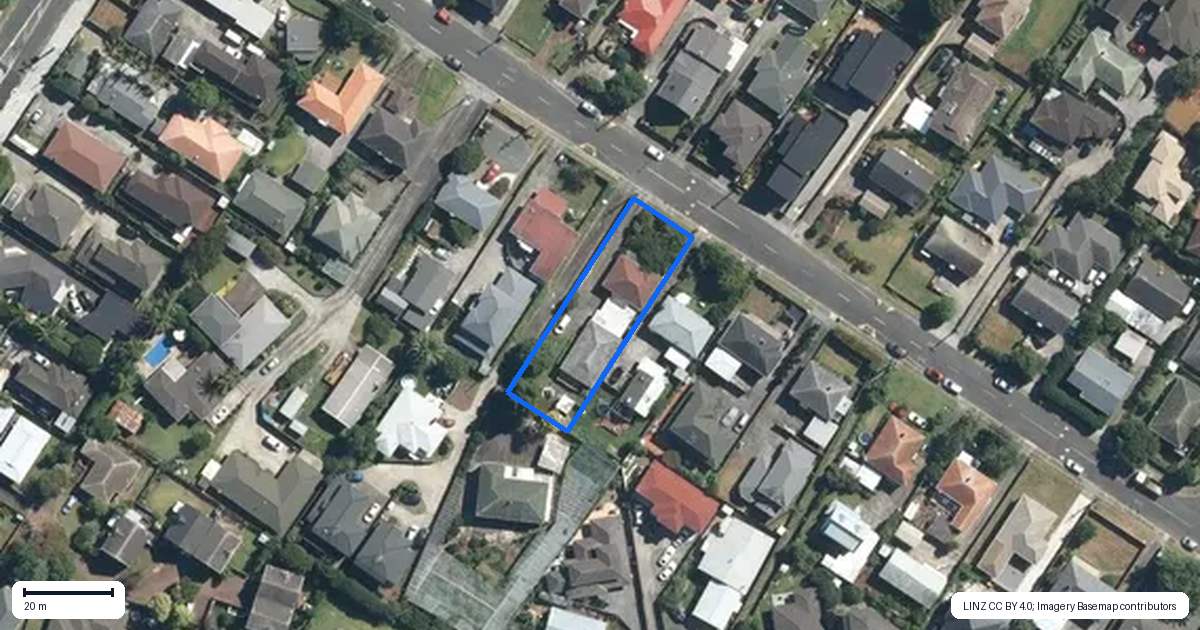 Property context map for 2/26 Haughey Avenue, Three Kings, Auckland