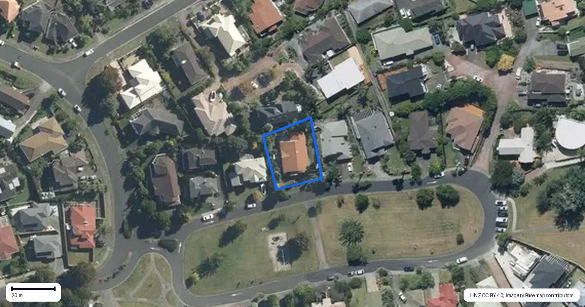 Property context map for 8 Taroka Close, Pinehill, Auckland
