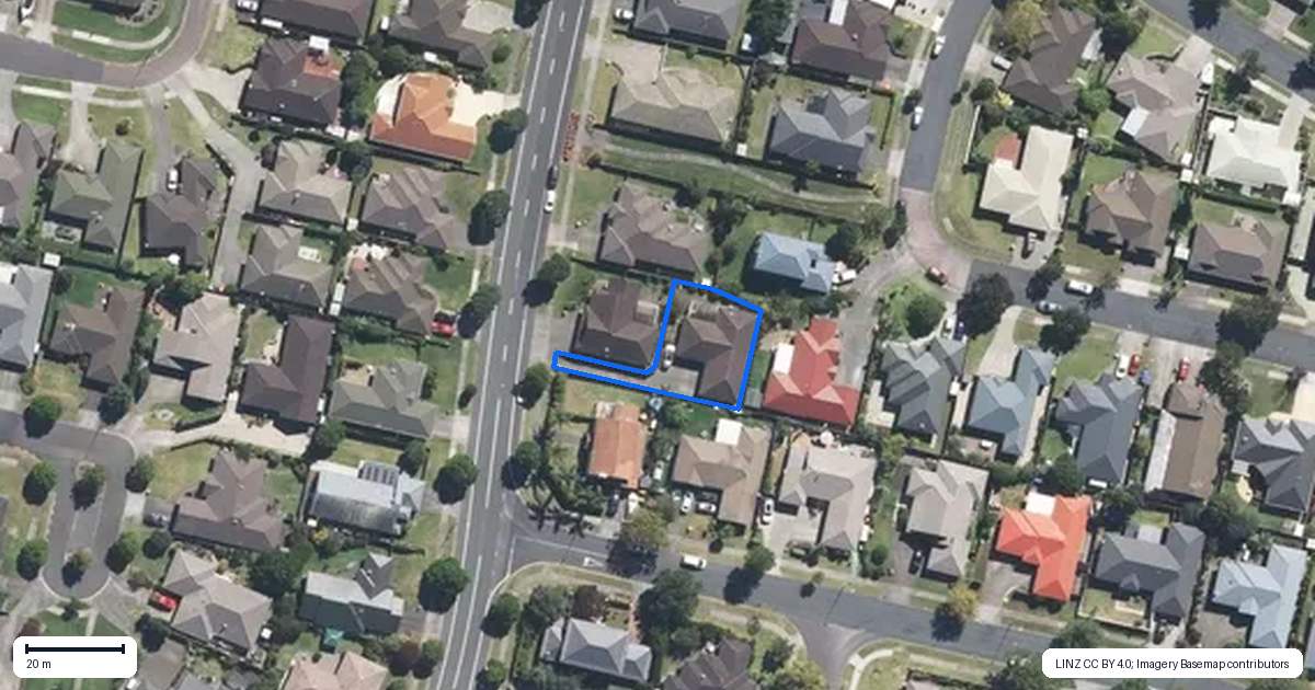 Property context map for 194 Kilkenny Drive, East Tamaki Heights, Auckland
