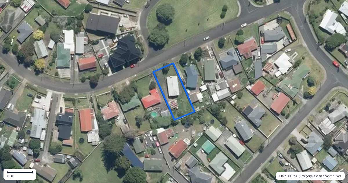 Property context map for 20 Clayton Avenue, Otara, Auckland