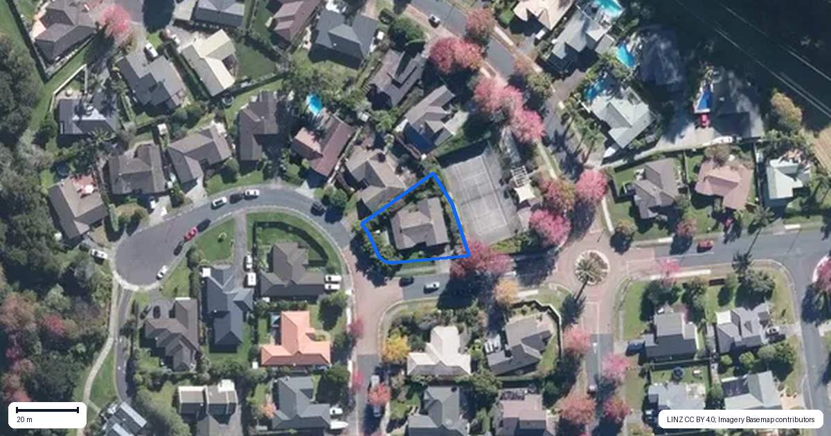 Property context map for 3 Red Shed Lane, Albany, Auckland