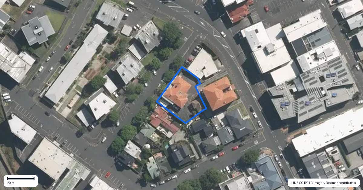 Property context map for 75A Parnell Road, Parnell, Auckland