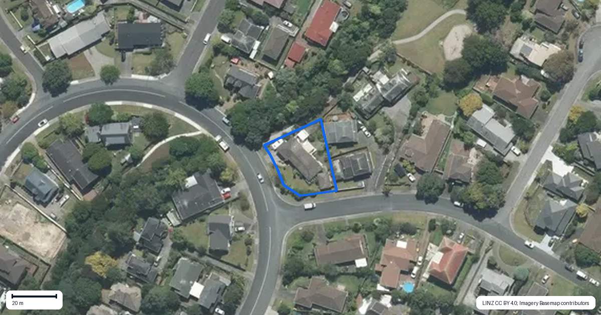 Property context map for 27 Centorian Drive, Windsor Park, Auckland