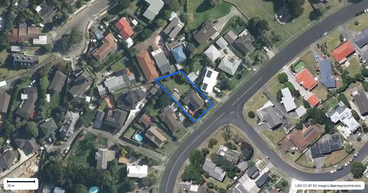 Property context map for 39 Marendellas Drive, Bucklands Beach, Auckland
