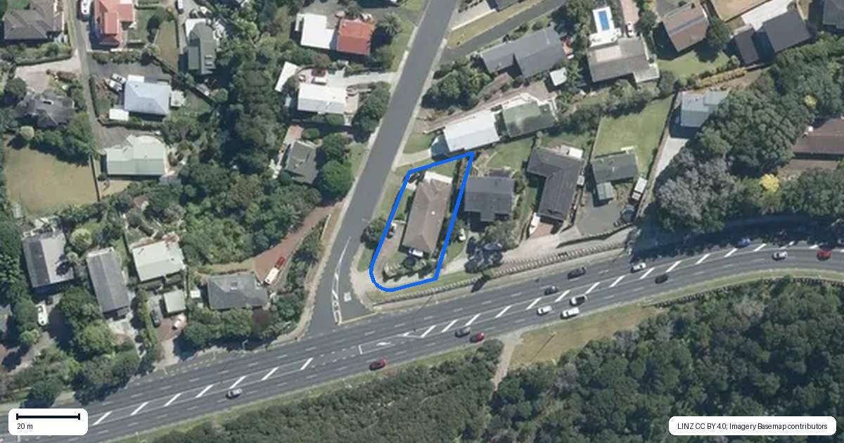 Property context map for 88 Marellen Drive, Red Beach, Whangaparaoa