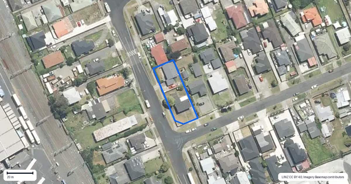 Property context map for 48 Clendon Avenue, Papatoetoe, Auckland