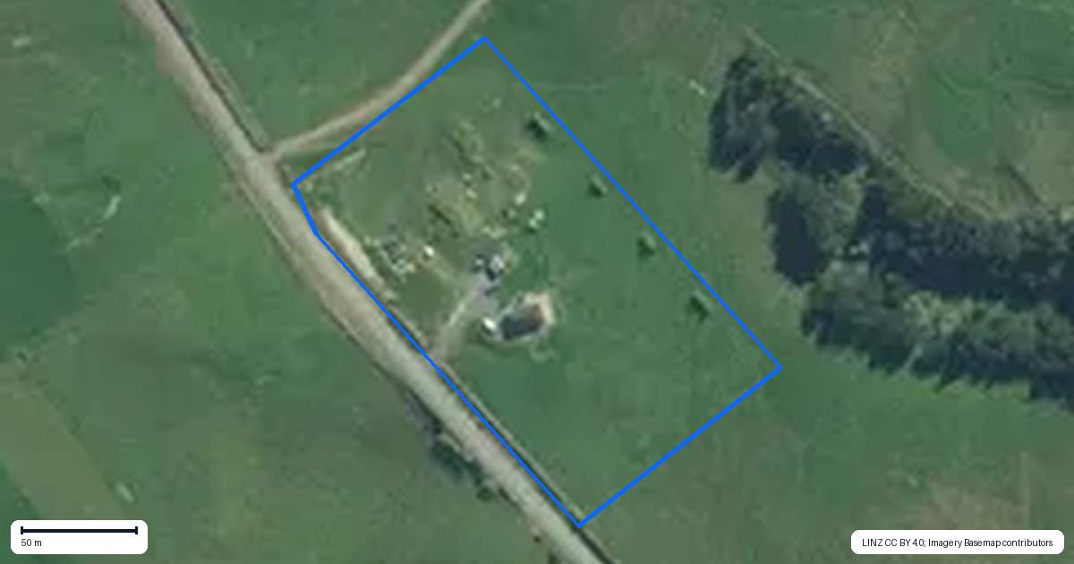 Property context map for 212 Mangakaretu Road, Waipapa