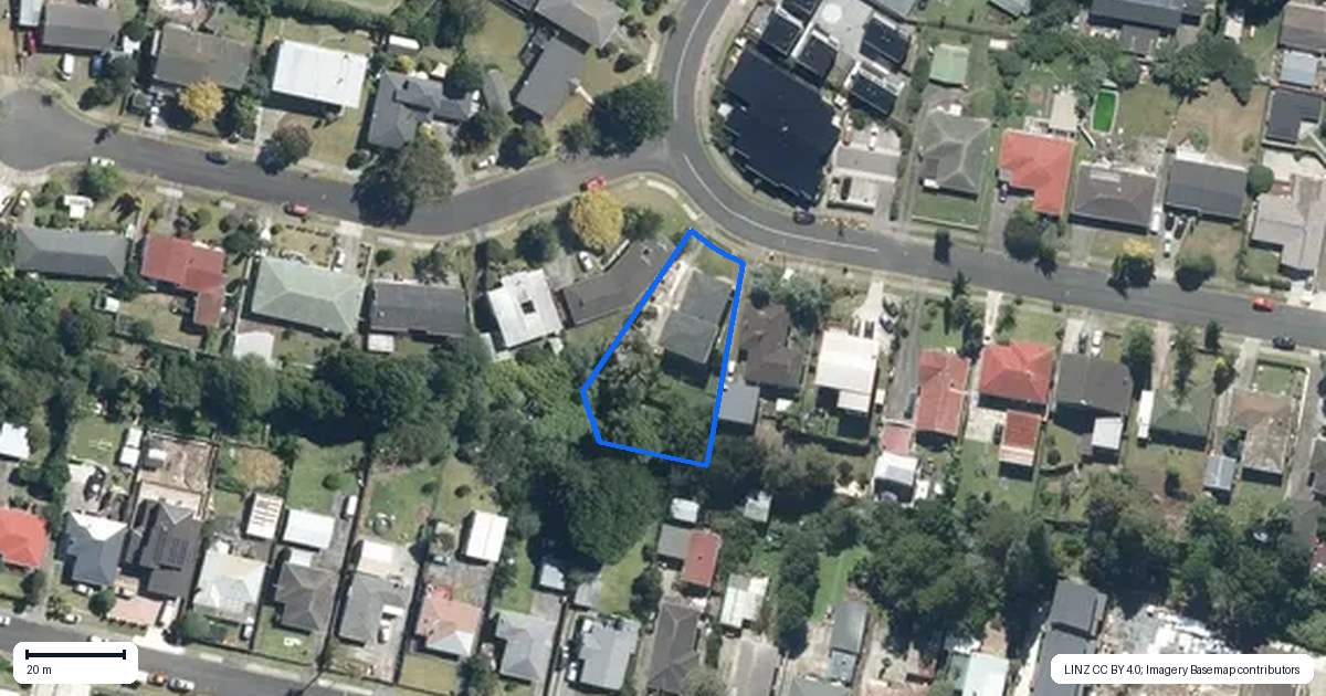 Property context map for 90 Woolfield Road, Papatoetoe, Auckland