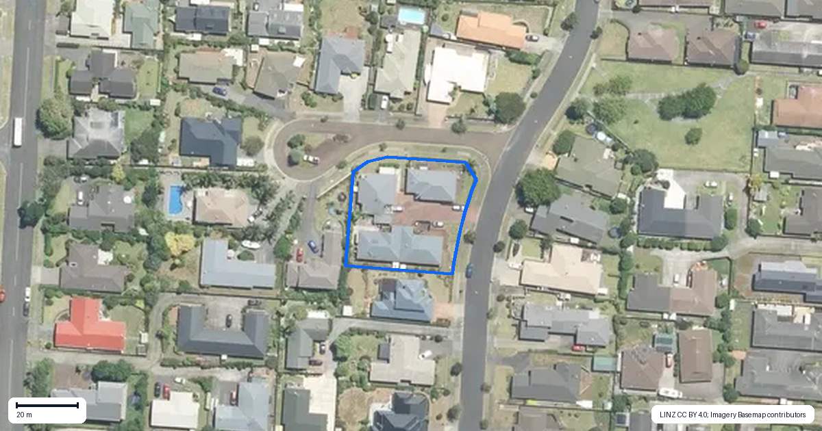 Property context map for 25B Cooper Street, Pukekohe