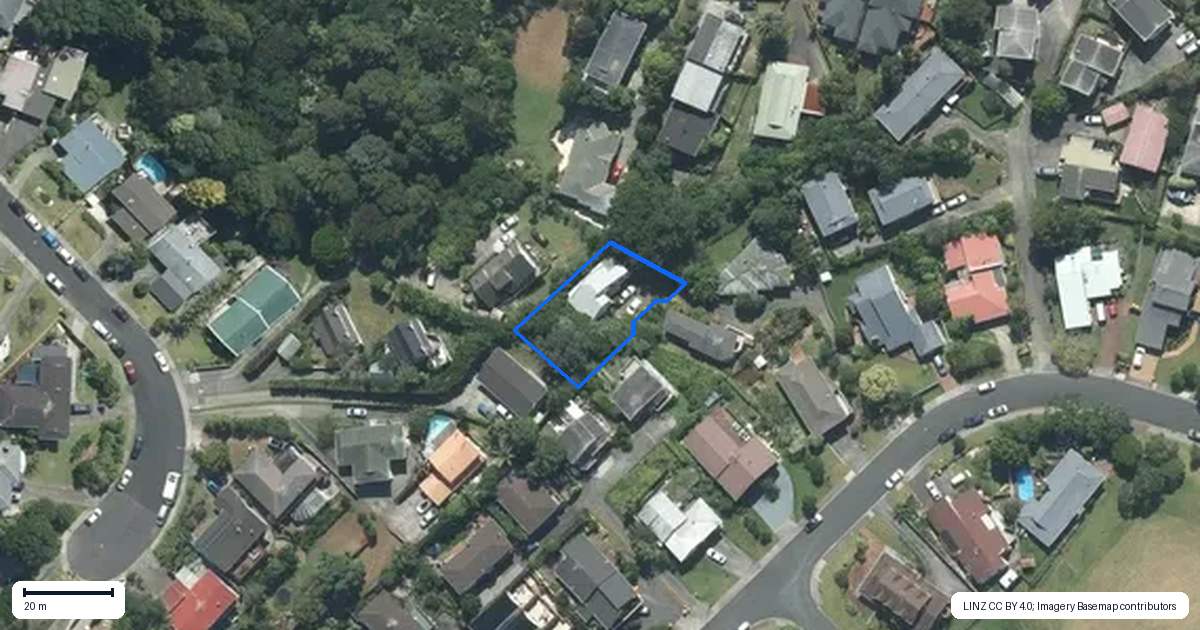 Property context map for 31C Greenvalley Rise, Glenfield, Auckland