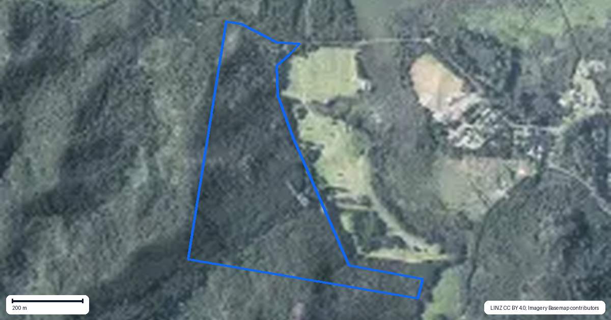 Property context map for 89 Whangaparapara Road, Great Barrier Island (Aotea Island)
