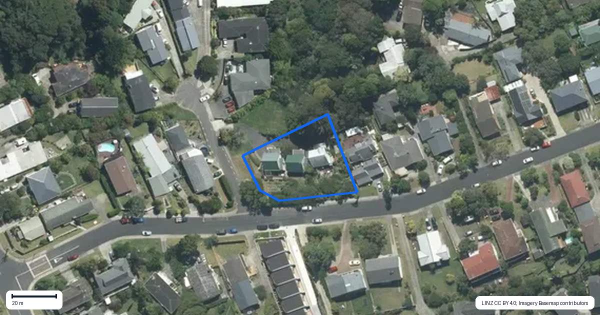 Property context map for 2/1 Mulberry Place, Glenfield, Auckland