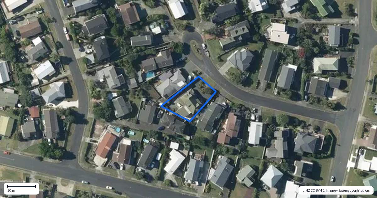Property context map for 12 Te Kapa Place, Snells Beach