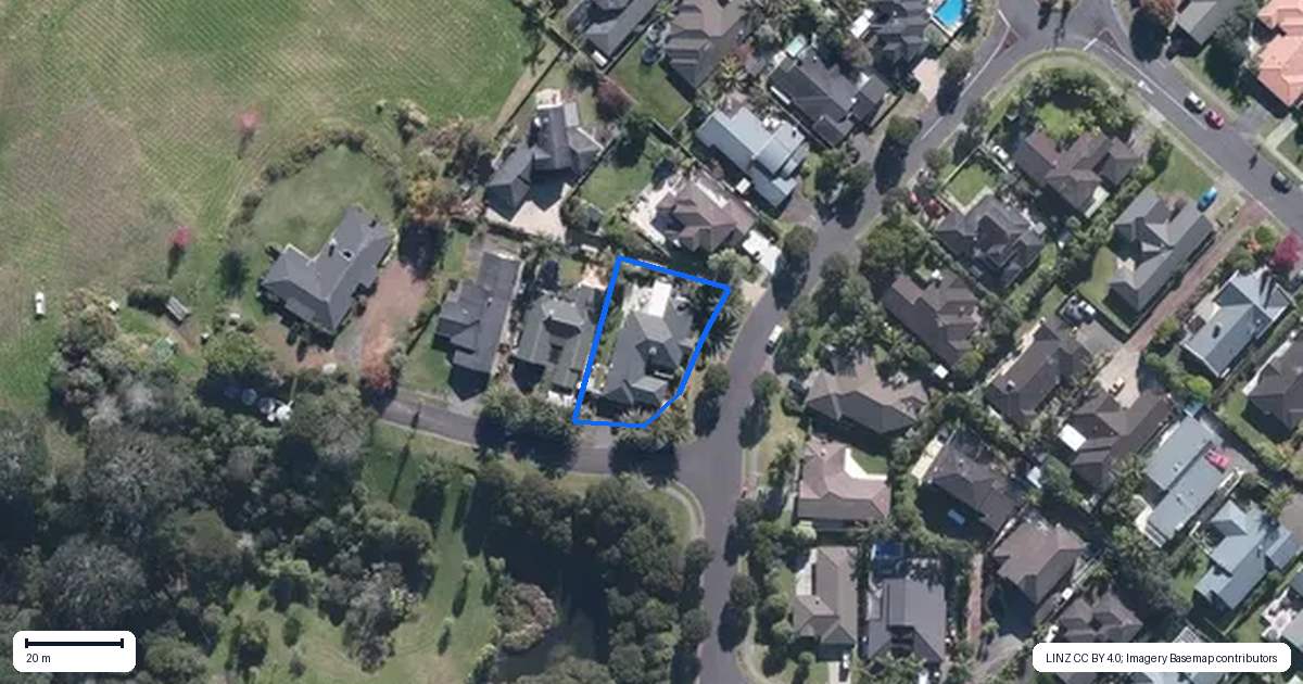 Property context map for 58 Admirals Court Drive, Greenhithe, Auckland