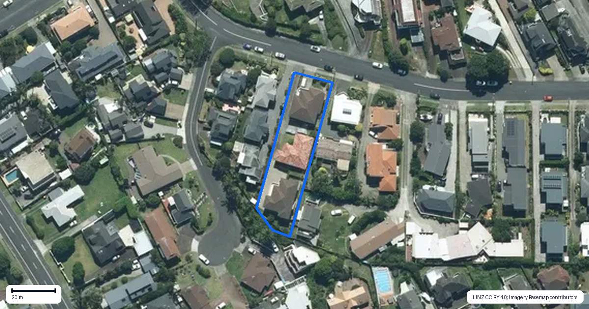 Property context map for 21 Devon Road, Bucklands Beach, Auckland