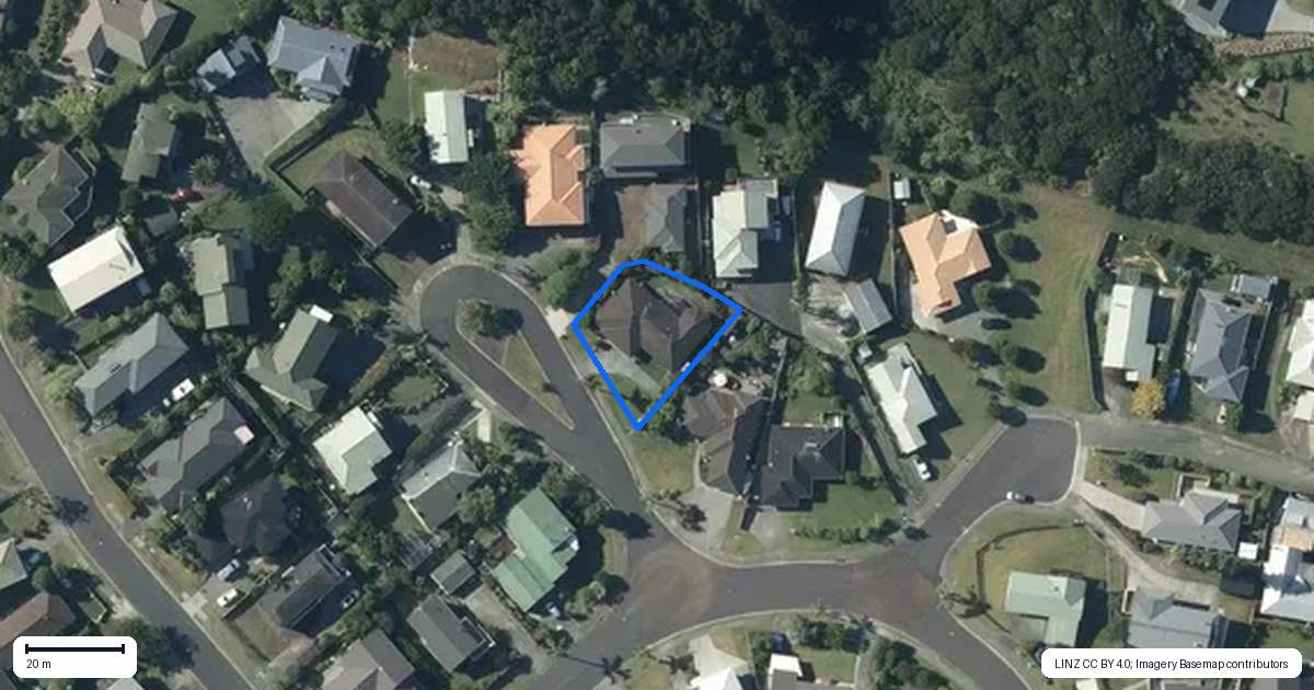 Property context map for 4 Apollo Place, Snells Beach