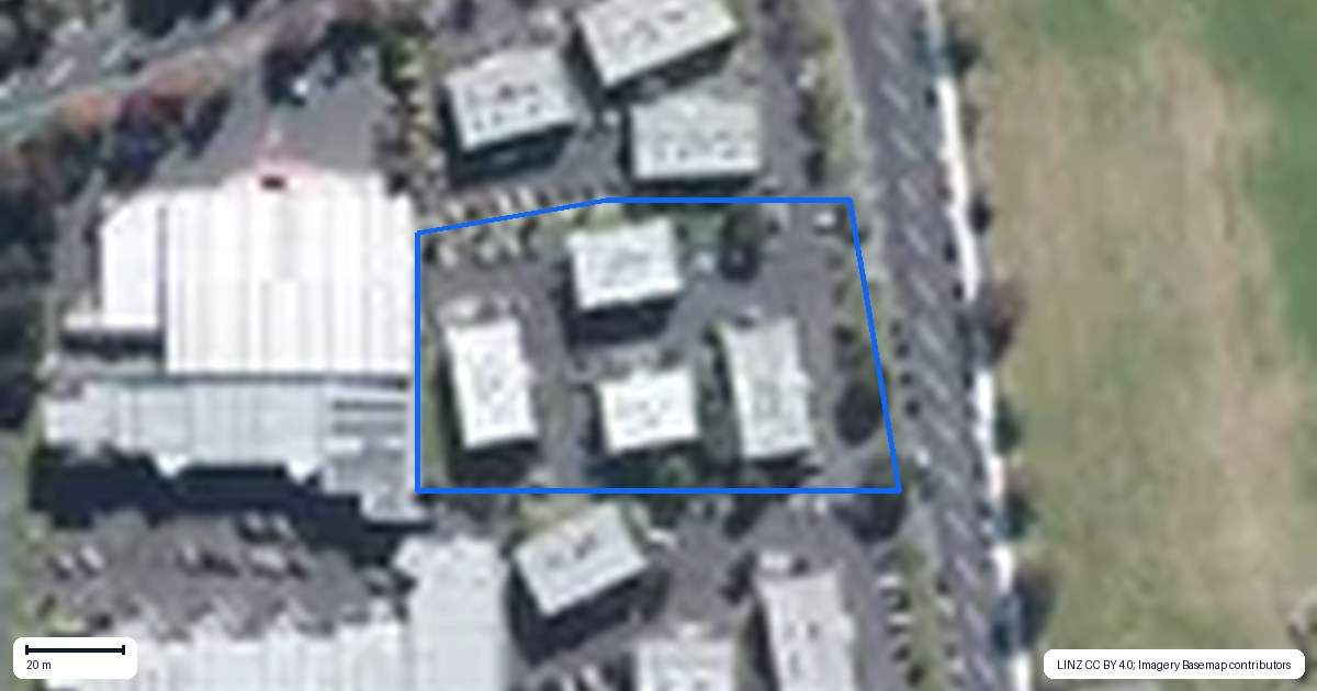 Property context map for 5/106 Bush Road, Rosedale, Auckland