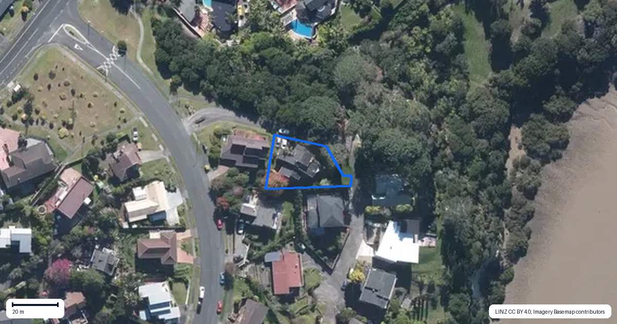 Property context map for 199 West Harbour Drive, West Harbour, Auckland