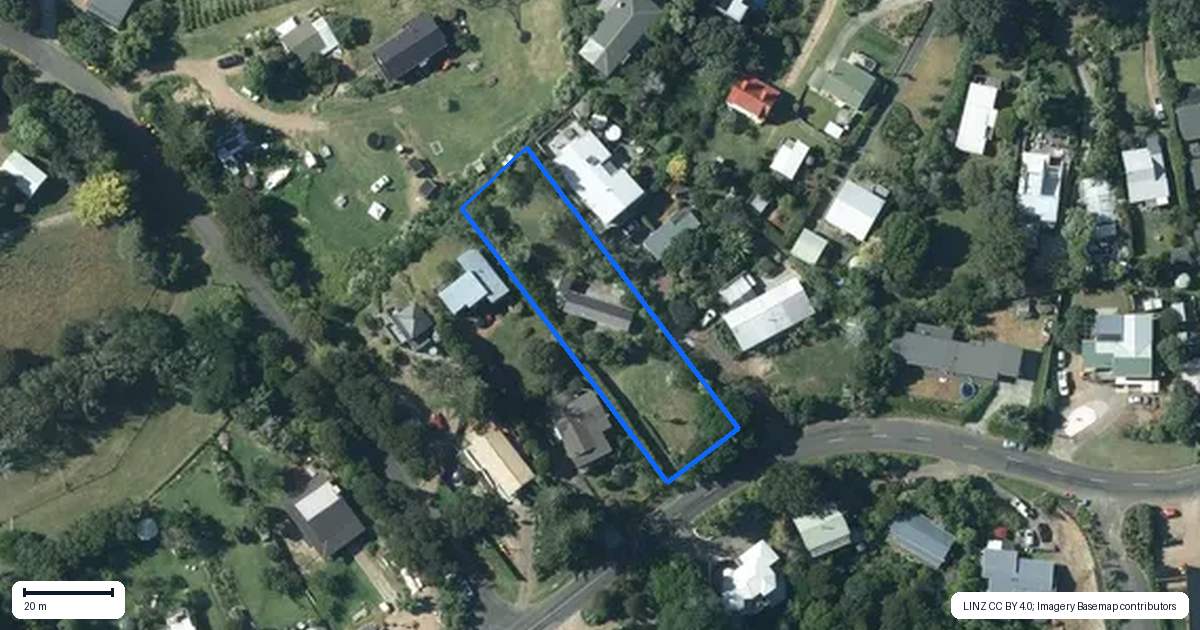 Property context map for 46 Junction Road, Palm Beach, Waiheke Island