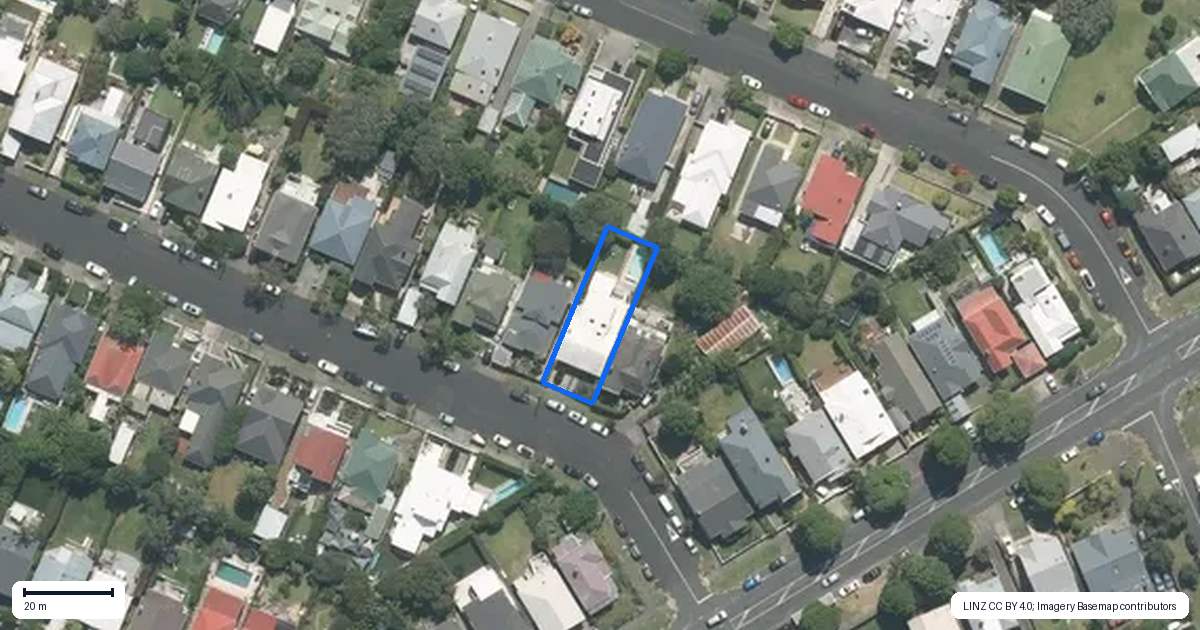 Property context map for 3 Sherwood Avenue, Grey Lynn, Auckland