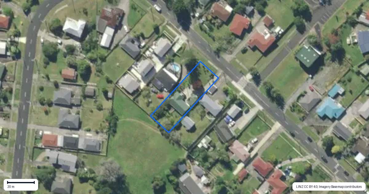 Property context map for 17 Murdoch Crescent, Raumanga, Whangarei