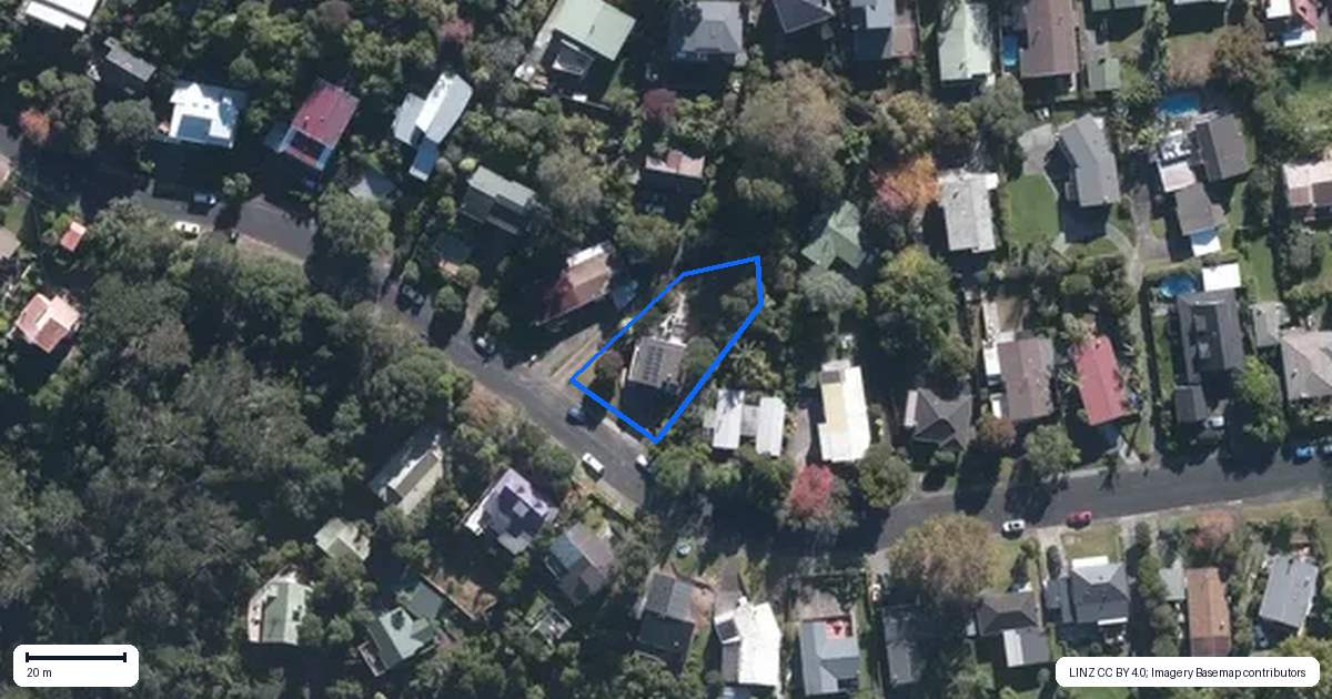 Property context map for 25 Rosecamp Road, Beach Haven, Auckland