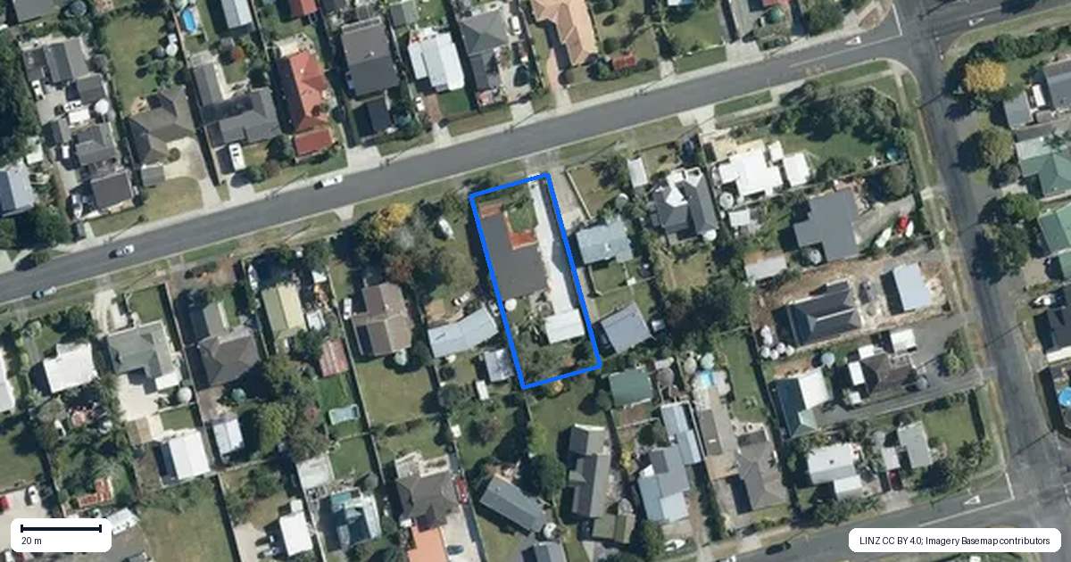 Property context map for 95 Second View Avenue, Beachlands, Auckland