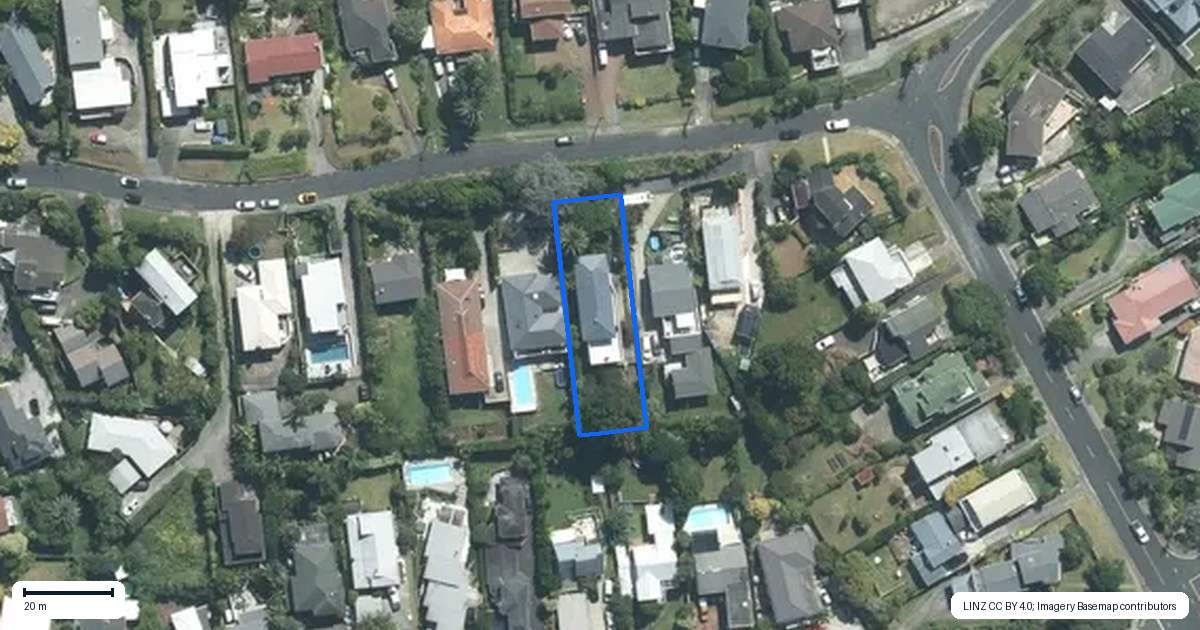 Property context map for 8 Jellicoe Road, Murrays Bay, Auckland