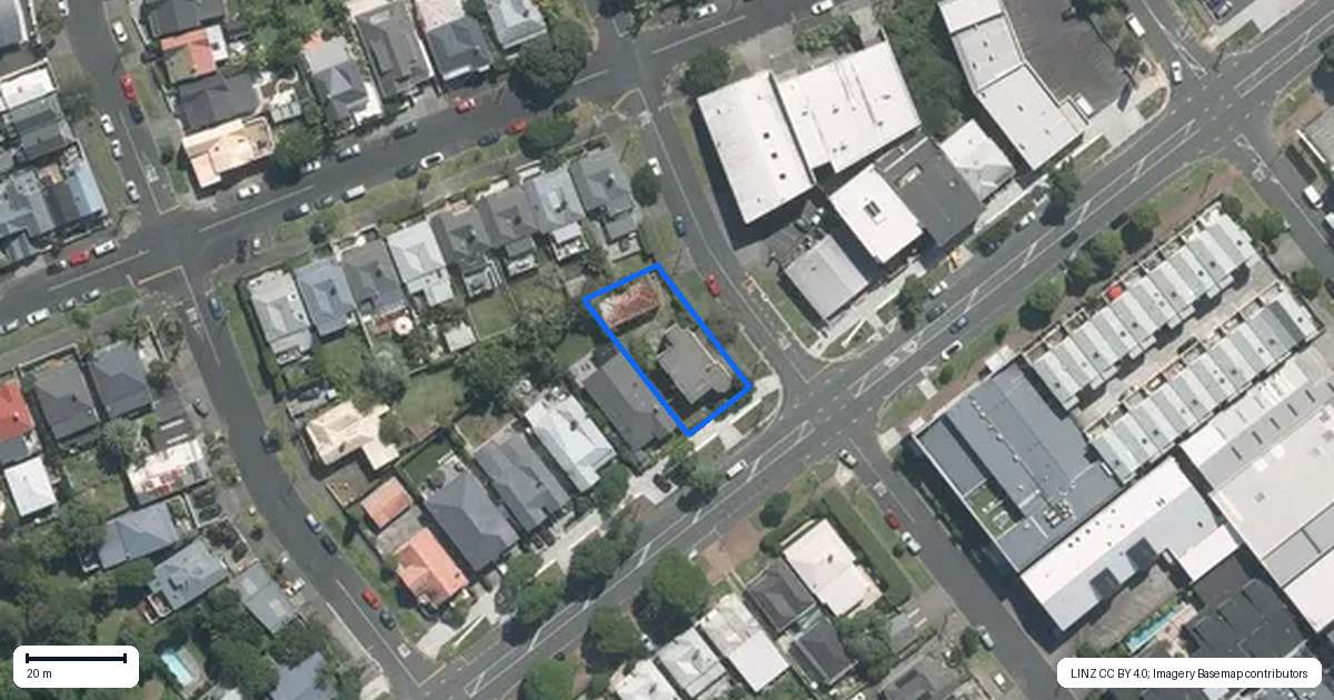 Property context map for 25 Williamson Avenue, Grey Lynn, Auckland