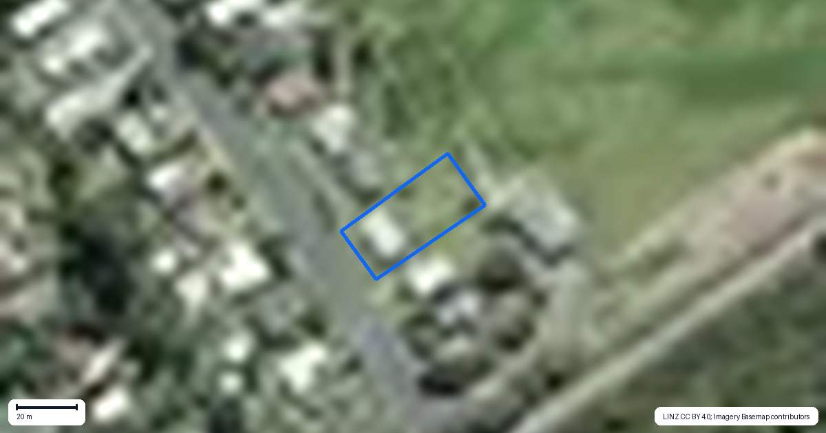 Property context map for 28 Leaity Street, Moerewa