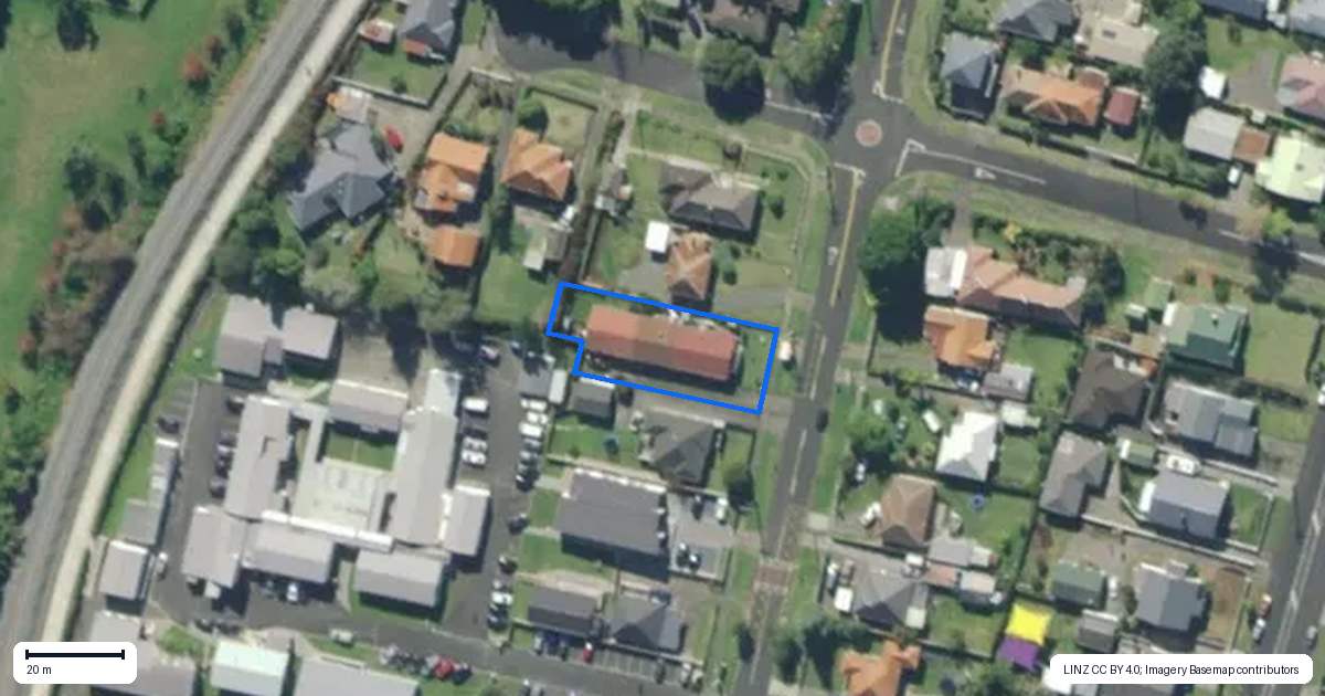 Property context map for 25A Keyte Street, Kensington, Whangarei