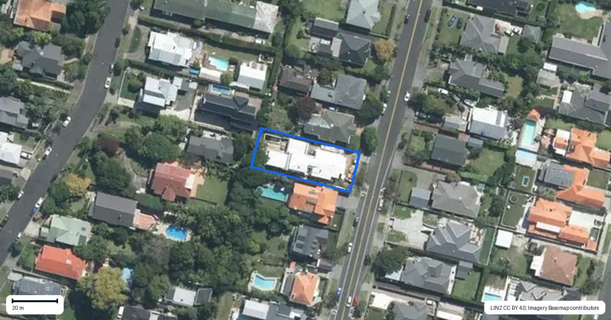 Property context map for 13 Ferryhill Road, Epsom, Auckland