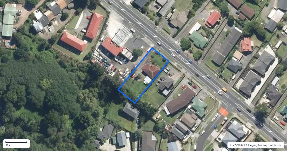 Property context map for 94 Station Road, Papatoetoe, Auckland
