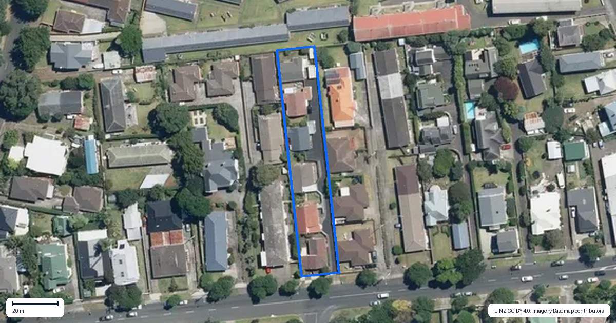 Property context map for 3/80 Trafalgar Street, Onehunga, Auckland