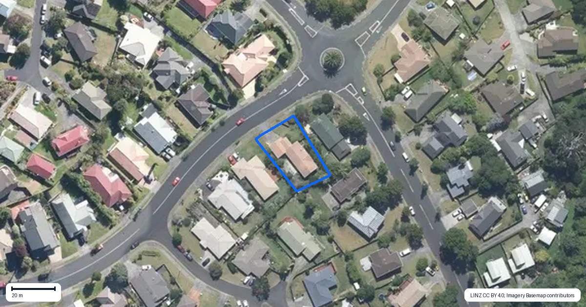 Property context map for 4 Bluebird Crescent, Unsworth Heights, Auckland