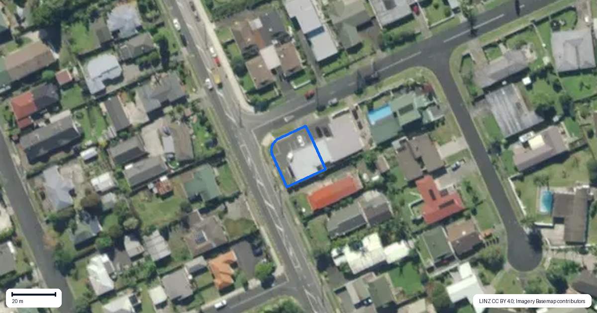 Property context map for 366 Kamo Road, Te Kamo, Whangarei