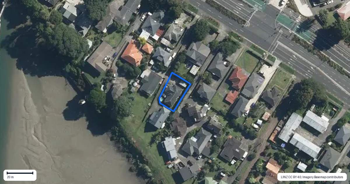 Property context map for 15B Pakuranga Road, Pakuranga, Auckland