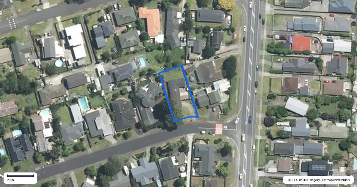 Property context map for 3 Magnolia Avenue, Opaheke, Papakura