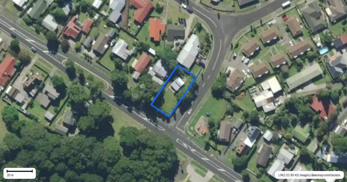 Property context map for 1 Amber Drive, Tikipunga, Whangarei