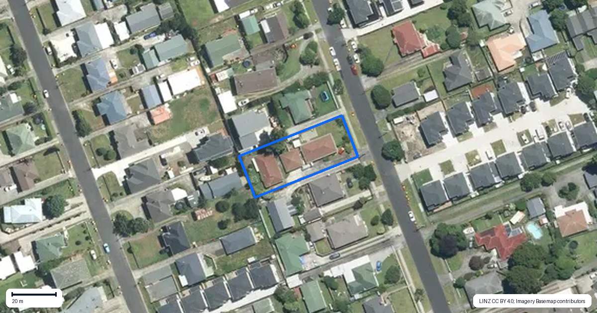 Property context map for 22B Bunnythorpe Road, Papakura