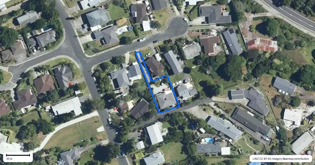Property context map for 3A Wainoni Place, Warkworth