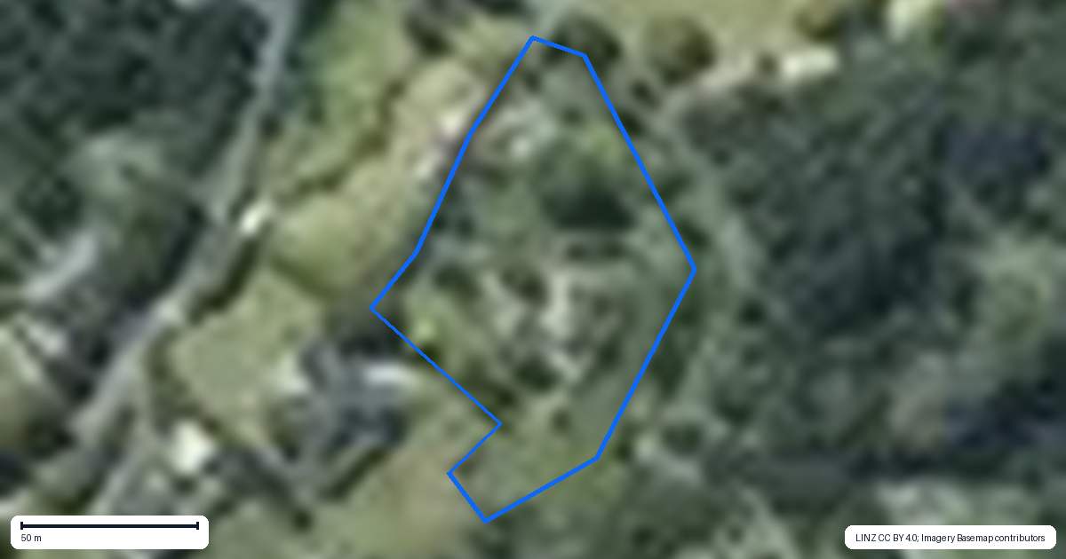 Property context map for 1 Armour Road, Parau, Auckland