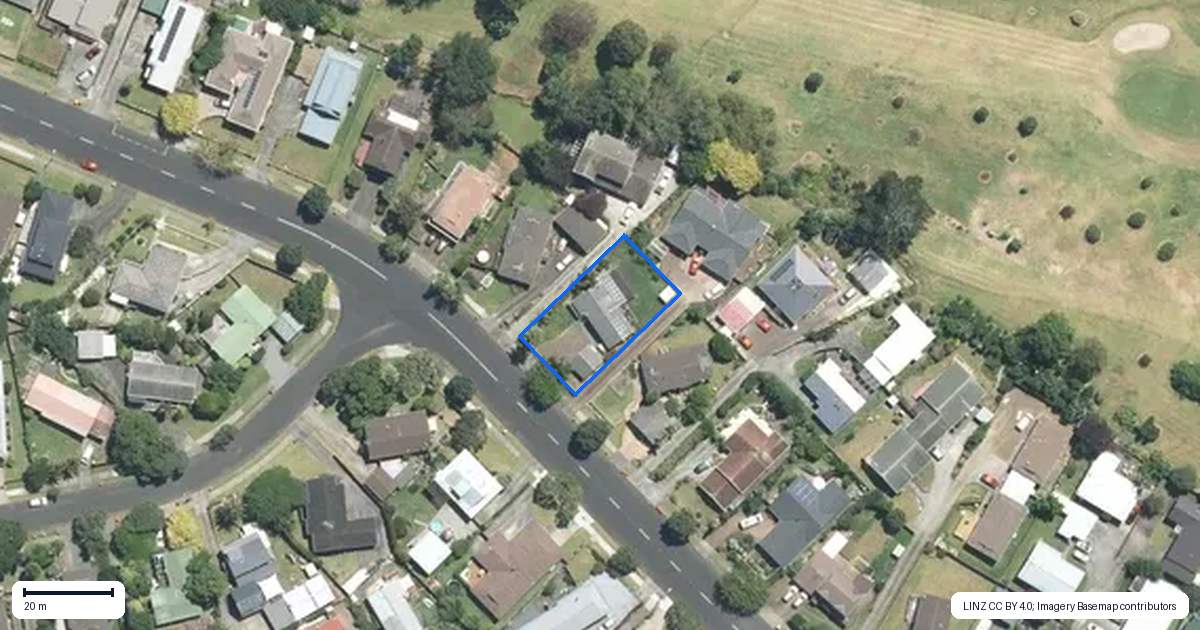 Property context map for 165 Carnoustie Drive, Wattle Downs, Auckland