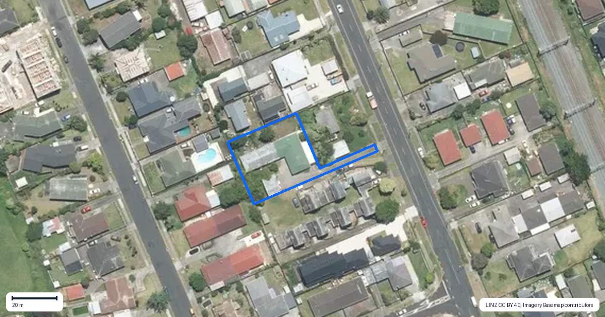 Property context map for 67A Kenderdine Road, Papatoetoe, Auckland
