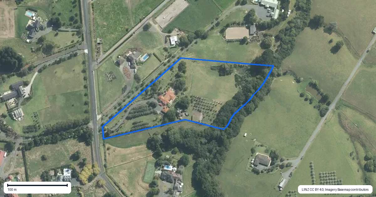 Property context map for 69 Potts Road, Whitford